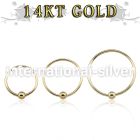 g14hob nose hoop gold helix
