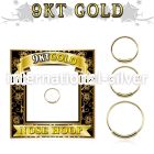 g9end gold seamless and segment rings nose piercing