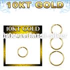 gisel18 10k yellow gold seamless ring