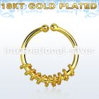 gpsep12a fake illusion body jewelry silver 925 septum