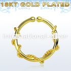 gpsep12j fake illusion body jewelry silver 925 septum