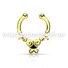 gpsepd2 fake illusion body jewelry silver 925 septum