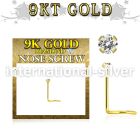 gscdb9 l shape nose studs gold 
