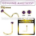 gscge1 l shape nose studs gold nose