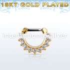 gsepc14 fake illusion body jewelry silver 925 septum