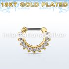 gsepc16 fake illusion body jewelry silver 925 septum