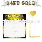 gsht l shape nose studs gold nose