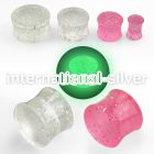 gtpg plugs gauges acrylic body jewelry ear lobe