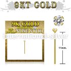 gydb9 bend it to fit nose studs gold 