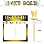 gysbt2 bend it to fit nose studs gold nose