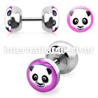 ilpj surgical steel fake plugs ear lobe piercing