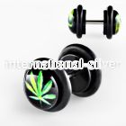 ilvgr5 cheaters  illusion plugs and tapers acrylic body jewelry belly button