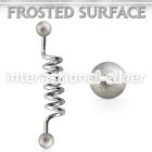 indfo5 straight barbells surgical steel 316l helix