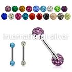 infr5 straight barbells surgical steel 316l 