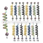 intdfr5a straight barbells anodized surgical steel 316l 