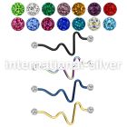 intefr5 straight barbells anodized surgical steel 316l 