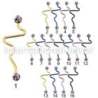 intefr5a straight barbells anodized surgical steel 316l 