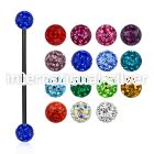 intfr4s straight barbells anodized surgical steel 316l 