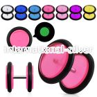 ipglr cheaters  illusion plugs and tapers acrylic body jewelry belly button