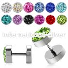 ipmc8 cheaters  illusion plugs and tapers surgical steel 316l belly button
