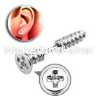 ipscrew cheaters  illusion plugs and tapers surgical steel 316l ear lobe