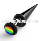 ivtpl3 cheaters  illusion plugs and tapers acrylic body jewelry belly button