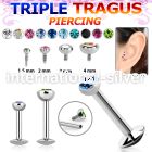 lbirc labrets lip rings surgical steel 316l tragus