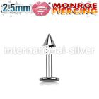 lbmcn25 labrets lip rings surgical steel 316l labrets chin