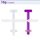 lbrt16 labrets lip rings bioflex ptfe labrets chin