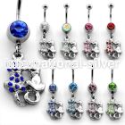 mcd2ct belly rings surgical steel 316l belly button