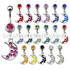 mcd401 belly rings surgical steel 316l belly button