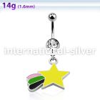 mcd410 belly rings surgical steel 316l belly button