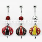 mcd411 belly rings surgical steel 316l belly button