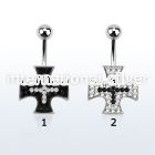 mcd419b belly rings surgical steel 316l belly button