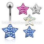 mcd427 belly rings surgical steel 316l belly button