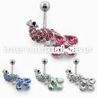 mcd443 belly rings surgical steel 316l belly button