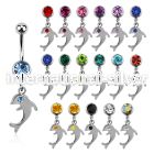 mcd446 belly rings surgical steel 316l belly button