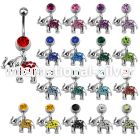 mcd467 belly rings surgical steel 316l belly button
