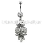 mcd468 belly rings surgical steel 316l belly button