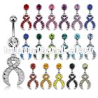 mcd496 belly rings surgical steel 316l belly button