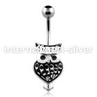 mcd548 belly rings surgical steel 316l belly button