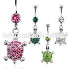 mcd574 belly rings surgical steel 316l belly button