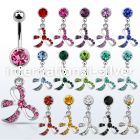 mcd588 belly rings surgical steel 316l belly button