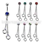mcd652s belly rings surgical steel 316l belly button