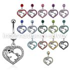 mcd689 belly rings surgical steel 316l belly button