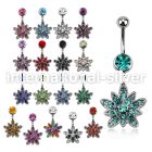 mcd692d belly rings surgical steel 316l belly button