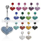 mcd705 belly rings surgical steel 316l belly button