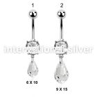 mcd710 belly rings surgical steel 316l belly button