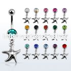 mcd727 belly rings surgical steel 316l belly button
