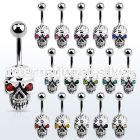 mcd753c belly rings surgical steel 316l belly button
